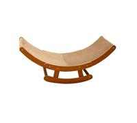 Suoumwa Lit de Salon en Bois pour Chat avec Griffoir Amovible pour Chat, Grattoir en Papier Ondulé Usé pour Chat, Jouet de Meulage des Griffes S