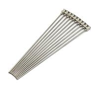 Suoumwa Lot de 10 aiguilles de distribution de 15,2 cm en acier inoxydable à pointe émoussée Luer - Aiguilles émoussées en acier inoxydable - 14 g