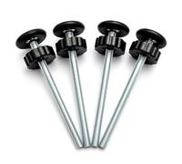 Suoumwa Lot de 4 Tiges Filetées Universelles pour Barrière de Sécurité pour, Boulon de Rechange M8 pour Barrières de Sécurité à Pression pour et Animaux de Compagnie B