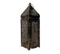 Suoumwa Luminaire Vintage en Métal Moyen pour la Table, Accessoire de Décoration de, sans Bougie.