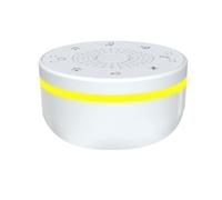 Suoumwa Machine à Bruit Blanc Portable pour Dormir, pour Adultes, Enfants et Bébés, avec 30 Sons Apaisants, Veilleuse à 5 Couleurs, 3 Minuteries
