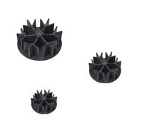 Suoumwa Mangeoire Lente pour Animaux de Compagnie Gamelle pour Chien avec Insert Anti-Étouffement Design d'alimentation Lente Noir