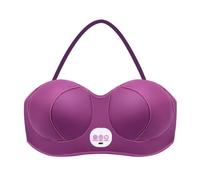 Suoumwa Masseur D'Agrandissement de la Poitrine Vibration Compresse Chaude Soutien-Gorge de Massage Électrique Rechargeable pour Augmentation Mammaire Débouche les Méridiens