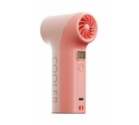 Suoumwa Mini Ventilateur à 5 Vitesses Réglables Affichage Numérique Affichage Électrique Portable pour Rose Extérieur