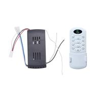 Suoumwa Mit de Télécommande et Récepteur de Remplacement pour Les Ventilateurs de Plafond DC et Les Lumières 30w Ventilateur de Plafond à 6 Vitesses Télécommande