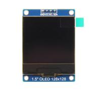 Suoumwa Module D'Affichage OLED de 1,5 Pouce 128x128, Lecteur SH1107, Interface IIC pour 51 STM32 P22101 Projects
