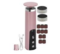 Suoumwa Moulindre de Pied Électrique avec Papier de Verre Callus Remover Foot Care Fichier Pédicure Tool pour Talons