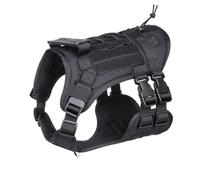 Suoumwa Nouveau Gilet D'Aventure pour Les Grands Chiens, Harnais de Poitrine Imperméable en Plein Air pour Chiens Moyens à Grands, Taille M