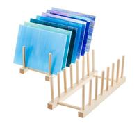 Suoumwa Organisateur de Vitraux Outils de Vitraux Feuilles de Vitraux Support de Rangement Organisateur Rack pour Vitraux