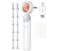 Suoumwa Otoscope Auriculaire Sans avec Caméra HD 1080P et 4 Lumières LED, Écran IPS 1,38", Équipé D'une Tête D'Inspection pour L'Oreille.