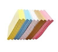Suoumwa Pads de Couleurs Multiples - Notes Adhésives Colorées - Notes Adhésives de Différentes Couleurs - Papier Ligné
