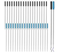 Suoumwa Pen Ink Recharges Ballpoint Point Refills Remplaçables Remplaçables Reads Black + Bleu