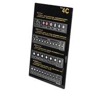 Suoumwa Planche de Notation des Diamants Dispositif D'Affichage Outil de Bijouterie Outil de Bijouterie Noir