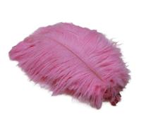 Suoumwa Plumes D'Autruche pour Les Performances sur Scène, Fabriquées à la Main pour la Décoration de, Couleur Rose.