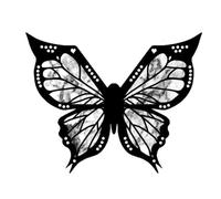 Suoumwa Pochoir Papillon pour Eye-Liner, Pochoir Eye-Liner Papillon, Pochoir de Maquillage pour les Yeux Papillon, Pochoir Papillon Fonctionne Facilement à Utiliser 1 Pièces