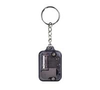 Suoumwa Porte-Clés Musical pour Femme et Homme, Mini Boîte à Musique, Instrument de Musique, Jouet, Pendentif pour Sac de Voiture, Breloques, Noir