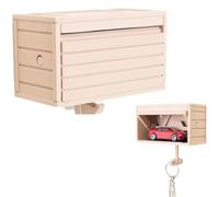 Suoumwa Porte-Clés pour Le Mur de L'Organisateur Mural Garage de Voiture Hotwheel Car Habriz avec Hook Easy Installation Key Rack pour de Garage de Voiture D'Entrée avec Porte D'Ouverture