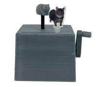 Suoumwa pour Enfants Oiia Cat Toys Qui Font des Sons à la Main Boîte à Musique Amusante Musique de Danse Oiia