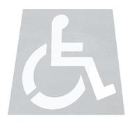 Suoumwa Pour la Peinture des Pavés de Garage Pochoirs Pliables pour le Stationnement des Personnes Handicapées Pochoirs de Stationnement Modèle de Stationnement pour Personnes Handicapées