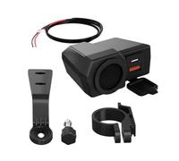 Suoumwa Prise USB pour Guidon et Rétroviseur de Moto Chargeur Étanche Adaptateur Secteur pour Téléphone Voltmètre Numérique Thermomètre