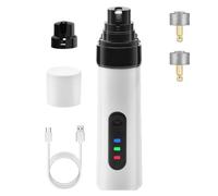 Suoumwa Rechargeable USB Pet Nail Grinder pour Chiens, Outil de Toilettage de la Coupe des Ongles de Chien