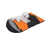 Suoumwa Sac de Couchage d'hiver Chien,Coussin Couchage D'Extérieur Imperméable et Lavable avec Fermeture Éclair,Fournitures Chauffage pour Animaux de Compagnie pour Randonnée et Randonnée