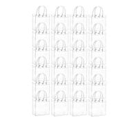Suoumwa Sac Transparent Imperméable pour Mariage, Sac Cadeau pour Bonbons avec Poignée 20x20x8cm