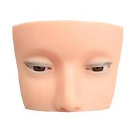 Suoumwa Tête de Mannequin pour Extensions de Cils Real 4 Lashes - Modèle D'Entraînement pour Extensions de Cils