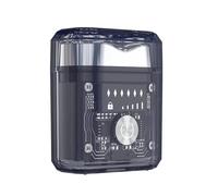 Suoumwa Tondeuse Électrique Type-C, Chargement avec Affichage LED, pour les Voyages, Noir Transparent