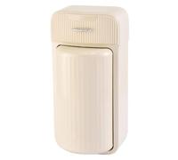 Suoumwa Tube de Rangement pour Pinceaux de Maquillage, Support de Rangement pour Crèmes Faciales et Cosmétiques, Étagère de Salle de Bain Blanche
