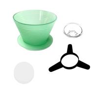 Suoumwa Verser sur Le Café Dripper Filtre Tasse avec Support de Café à Brassage Lent Versez sur Un Filtre à Main Lezy Tasse de Filtre à Main Paresseux Accessoires de Café A