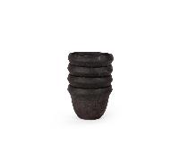SUOVA 20 set of stackable cups - 4pcs black