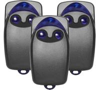 Suoxiom 3PCS Telecommande Portail Compatible avec FlO2r-s, 433MHz télécommande Porte de Garage pour FLOXIR/FLOXR/FLOX2R/OXI/OX2, 2 Canaux (3 PCS) (Compatible avec FlO2r-s)