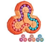 SUOXU Magic Bean Cube rotatif - Puzzle créatif à main, jouet éducatif de décompression, cadeau pour les enfants à partir de 3 ans, Pâques, Noël, anniversaire, Nouvel An