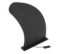 SUP Aileron Amovible, 11in Surf SUP Fin PVC Fixe Socket Type Noir Centre Stabilisateur Fixation Pagaie pour Longboard Surfboard