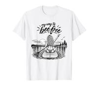 Sup My Way to Bee Free - Stand Up Paddling Plage Waterspor T-Shirt