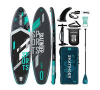 SUP SKATINGER Sports Gris 350x89x15 cm (11'6'') planche de yoga