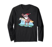 SUP Stand Up Paddle board paddling Santa Claus supboard Manche Longue