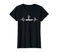 Sup Stand Up Paddle Board Planche à Pagaie Rythme Cardiaque T-Shirt