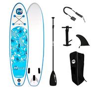 Sup Stand Up Paddle Gonflable ROHE 10’6’’ / 3m23 - Flower Cyan - avec Accessoires