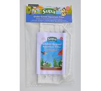Supa Filtre d'aquarium sous gravier avec nœud avant 43,2 x 22,9 cm, adapté pour aquariums tropicaux, marins ou d'eau froide, fabriqué au Royaume-Uni,