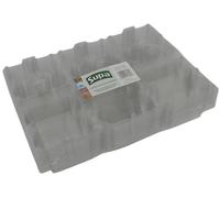 Supa Lot de 30 boîtes à œufs en plastique transparent pouvant contenir 4 œufs de poule de petite et moyenne taille. Idéales pour les petits exploitants ou les éleveurs de volailles dans le jardin.