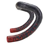 Ruban de cintre supacaz super sticky kush star fade rouge avec bouchons