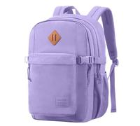 SUPACOOL Sac à Dos Léger et Décontracté pour Homme et Femme, Grand Sac à Dos pour écolier, Garçons et Filles, 16.5 Inch, Violet