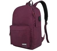 SUPACOOL Sac à dos léger et décontracté pour ordinateur portable 17.3 Pouces pour hommes et femmes, sac à dos pour un usage quotidien, sac à dos pour l'université