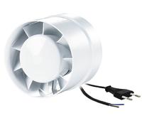 SUPACROP Extracteur d'Air Silencieux 100mm 125mm 150mm - Ventilation pour Salle de Bain, Toilette, Cuisine, Garage, Chambre de culture indoor - Économe en Énergie, Gaine Axial (150mm)