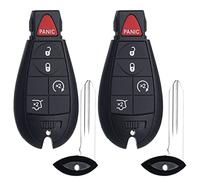 FOBIK Télécommande de rechange pour Jeep Grand Cherokee 2008 2009 2010 2011 2012 2013 Commander 2008-2010 IYZ-C01C Télécommande de démarrage sans clé