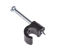 SupaLec Lot de 100 serre-câbles ronds pour câble de 6 mm Noir