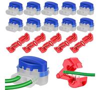 Supamz Lot de 15 connecteurs de câbles/bornes de connexion pour robot tondeuse, étanche, pour robot tondeuse, Husqvarna, Worx, Bosch, Gardena