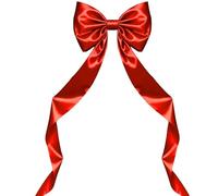 Supatmul Décoration De Fête avec Nœud Extra Large,Ornement pour Célébration De Mariée 300 X 74 Cm | Grand Nœud en Satin pour Arche Décorative - pour Arche Mur Porte Chambre Mariage Anniversaire Fêtes